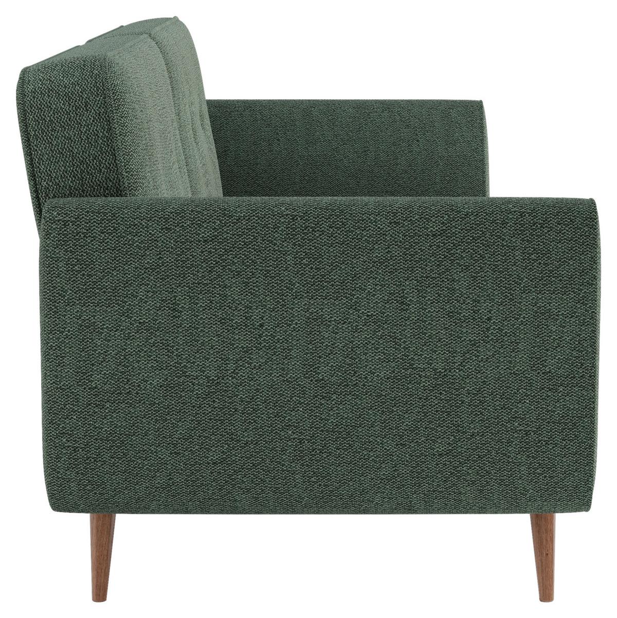 Schlafsofa "Kopenhagen", grün - Dunkelgrün/Grün, MODERN, Holz/Textil (222/87,5/83cm) - MID.YOU