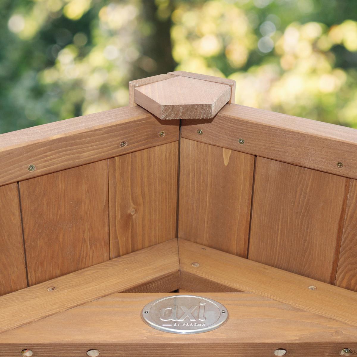 SPIELTURM A025.121.90 - Braun/Weiß, KONVENTIONELL, Holz/Kunststoff (283,6/241,9/349cm) - Ambia Garden