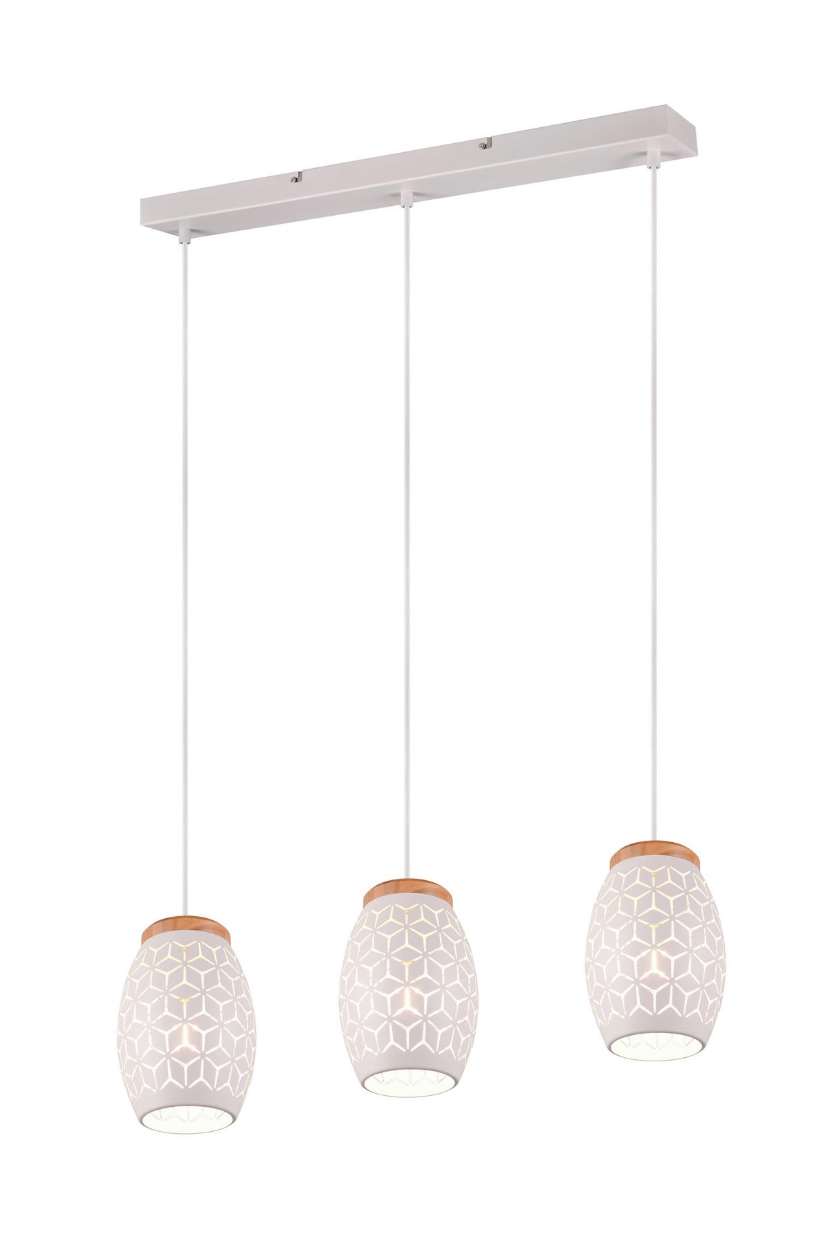 LAMPA WISZĄCA R31573031 BIDAR - biały, Konventionell, metal (71/15/150cm)