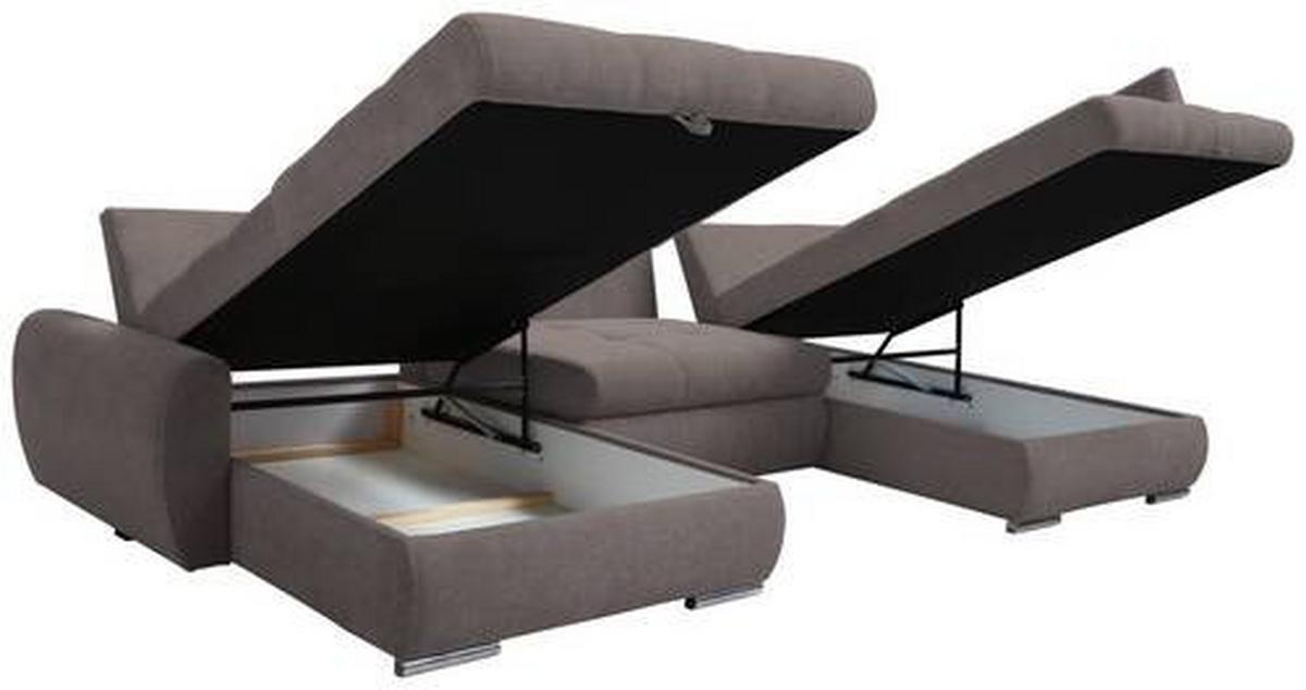 Coltar CANION - gri-maro, Design, textil (174/322/173cm) - Modern Living