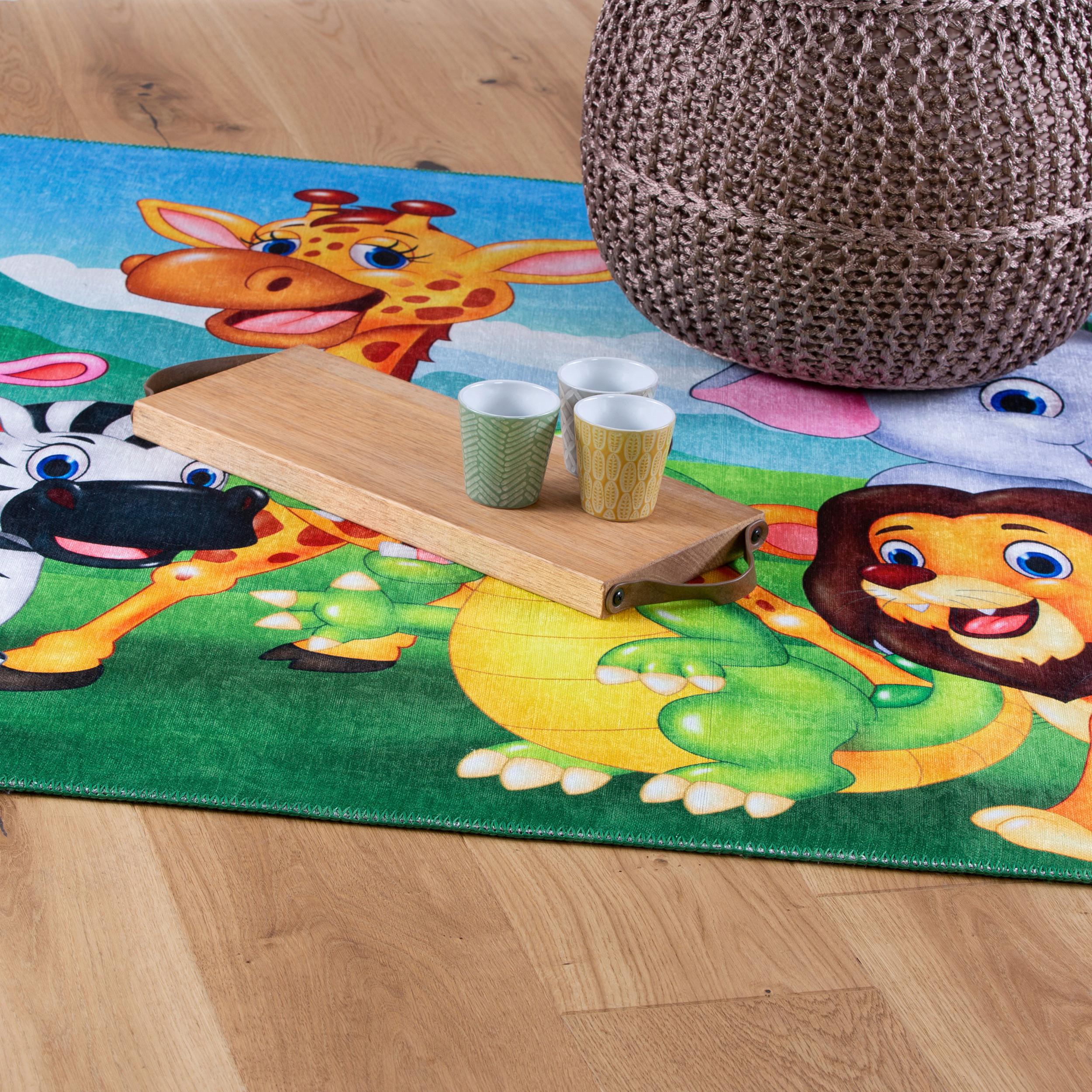 KINDERTEPPICH MY TORINO KIDS - Grün, Design, Textil (120/170cm) - Ben'n'jen