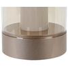 LED-DEKOLEUCHTE FLAMMI - Chromfarben/Champagner, MODERN, Glas/Kunststoff (8,5/13cm) - Mömax