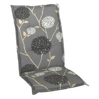 Sesselauflage Tokio Blumenmotiv Multicolor - Beige/Schwarz, Design, Textil (48/4/118cm)