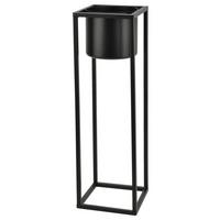 Mască pentru ghiveci Ole - negru, Modern, metal (15/50/15cm) - Mömax