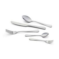 Besteckset Stonewashed Silberfarben 30-teilig - Silberfarben, Basics, Metall - Echtwerk