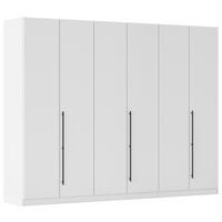Kleiderschrank Safari Weiß - Weiß, KONVENTIONELL, Holzwerkstoff (271/229/54cm) - Based