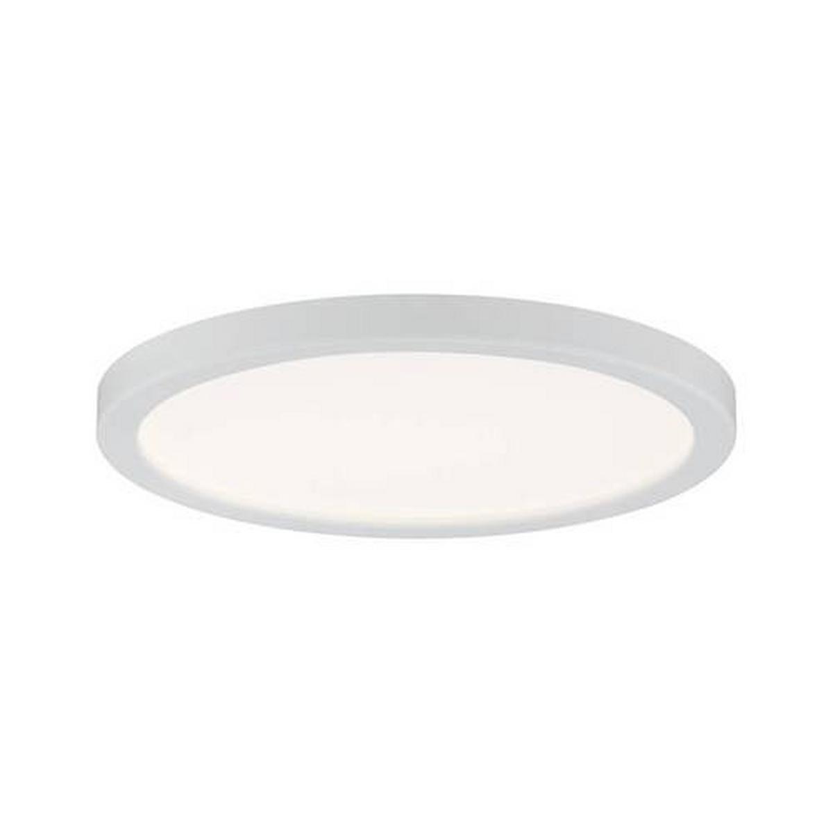 LED-Paneel Panel Areo in Weiß max. 8 Watt - Weiß, Basics, Kunststoff (12cm) - Paulmann