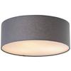 TAKLAMPA ANNABELL - vit/antracit, Design, metall/textil (37/37/13cm) - Novel