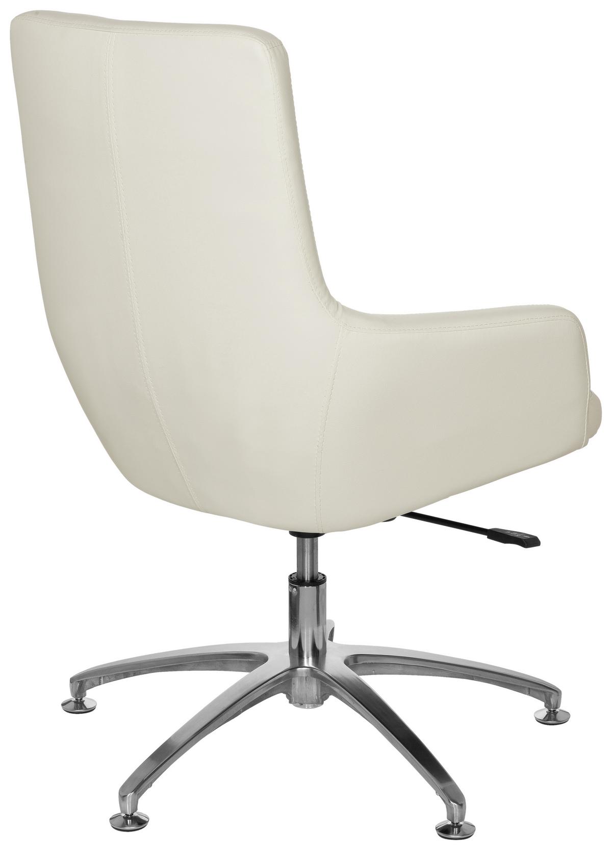 Konferenčni Stol Shake 300, Kremno Bela - barve kroma/krem barve, Moderno, kovina/tekstil (60/108/48cm) - MID.YOU