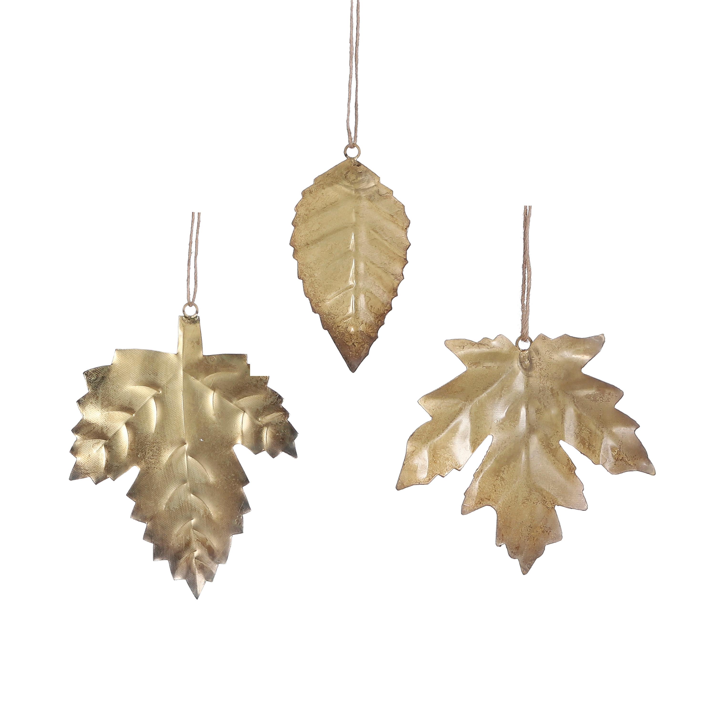 Függődísz Blatt - aranyszínű, Romantik / Landhaus, fém (11,5/14,5cm) - Modern Living