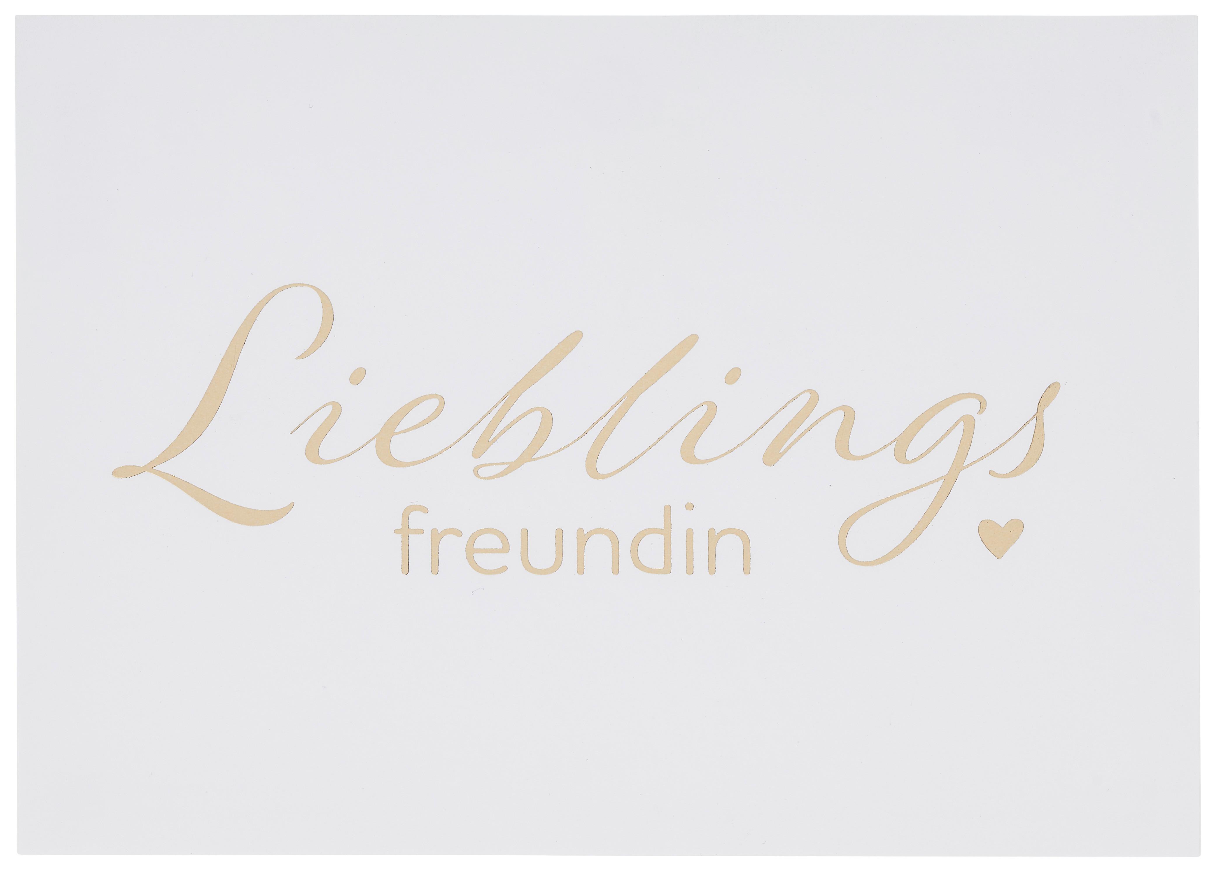 POSTKARTE GOLD - Goldfarben, Papier (14,8/10,5cm)