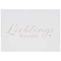 POSTKARTE GOLD - Goldfarben, Papier (14,8/10,5cm)