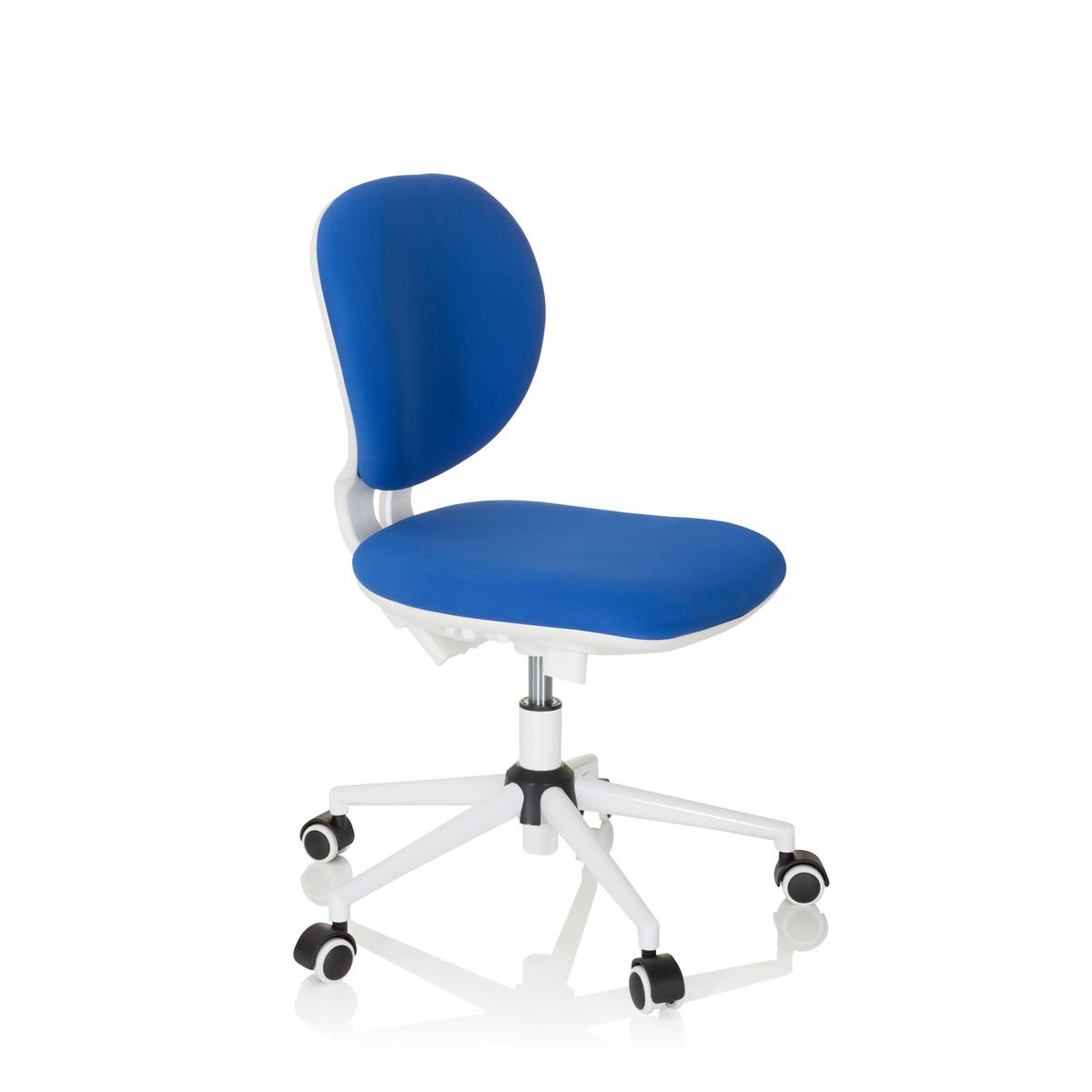 Jugenddrehstuhl Kid Vivo Stoff Blau/Weiß - Blau, Basics, Kunststoff (43/82-95/56cm) - MID.YOU