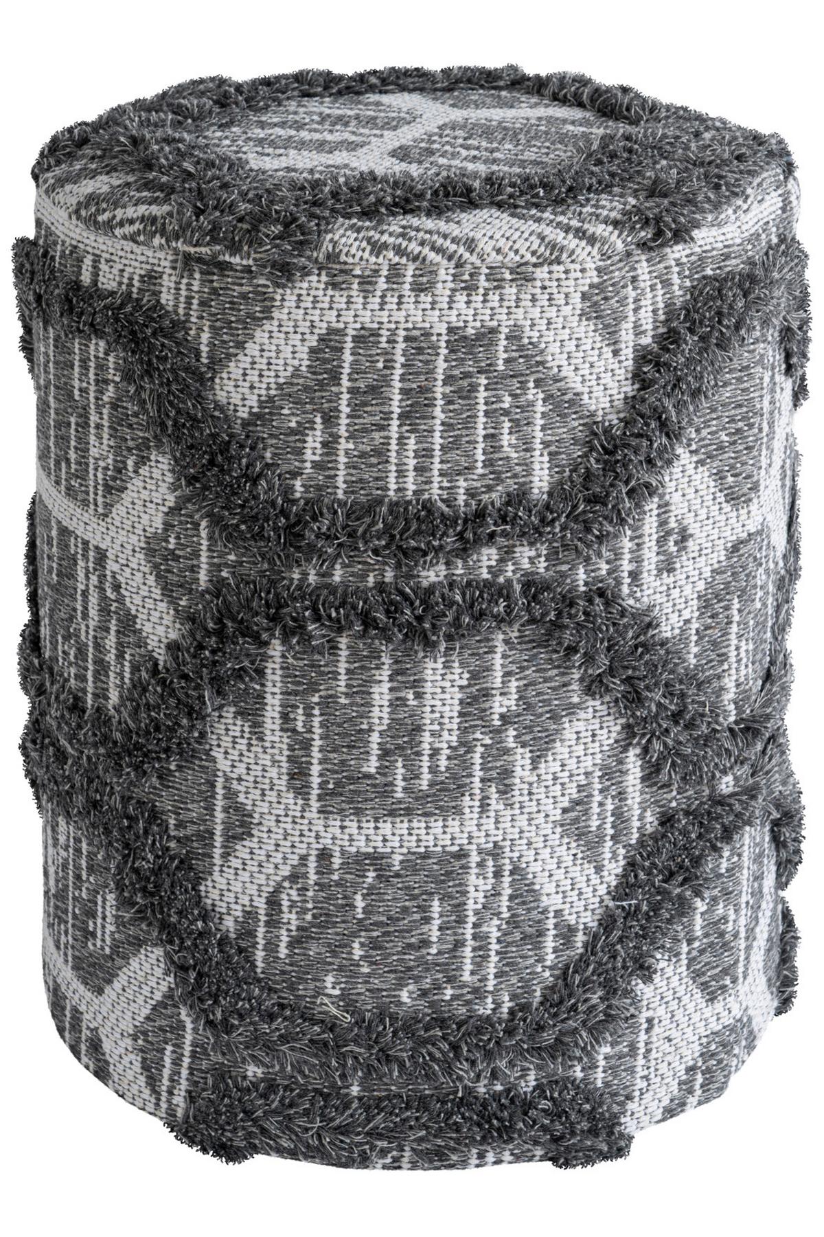 POUF MY NOMAD POUF GRAU 111 - Grau, Design, Textil (47/36cm)