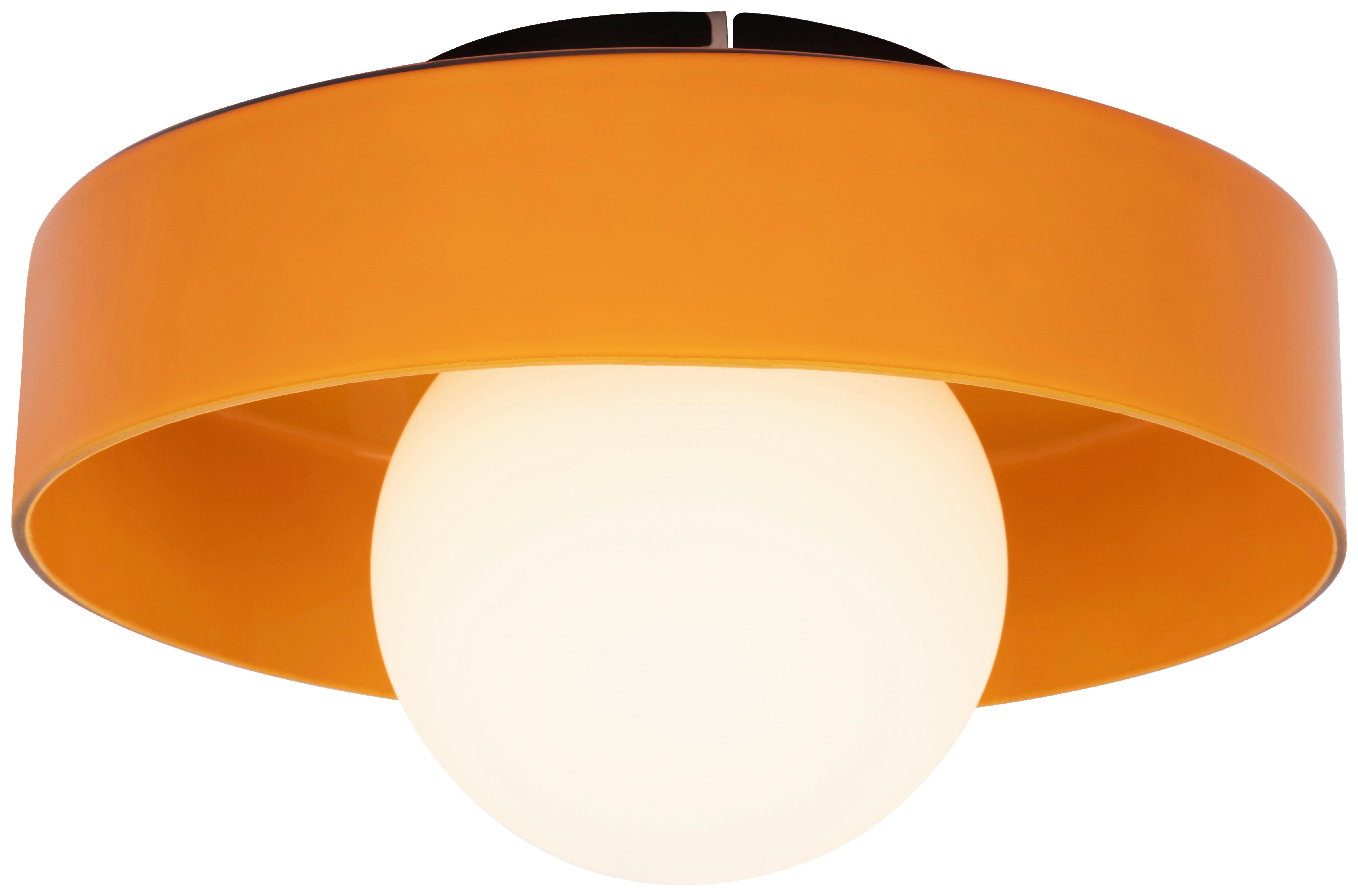 LAMPA SUFITOWA KORDULA - pomarańczowy, Design, metal/szkło (25/13cm) - Collett's Monde