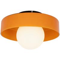 LAMPA SUFITOWA KORDULA - pomarańczowy, Design, metal/szkło (25/13cm) - Collett's Monde
