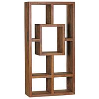 Predelna Stena Mumbai, Pravi Les - barve indijskega rožnega lesa, Design, les (90/180/35cm) - MID.YOU