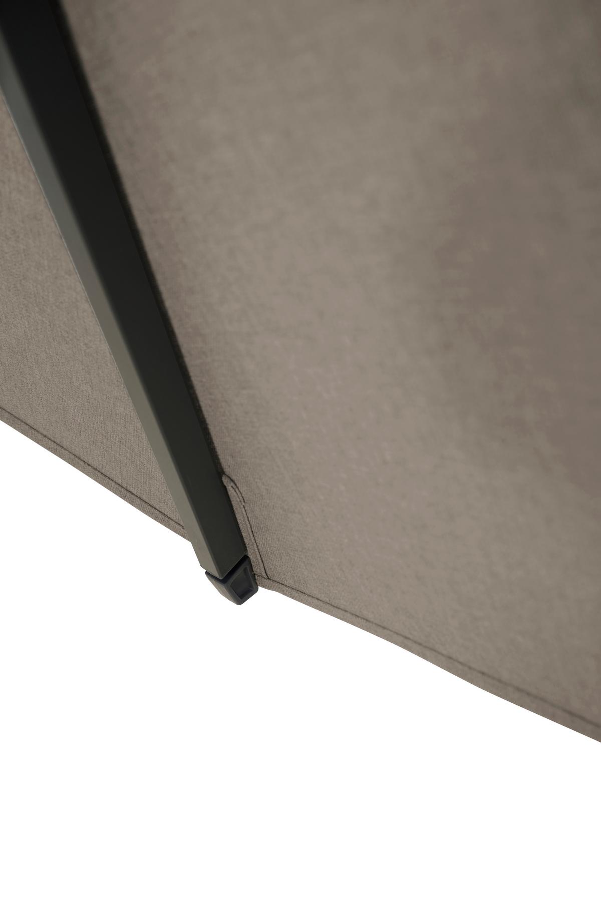 SONNENSCHIRM T60662 - Taupe/Anthrazit, MODERN, Textil/Metall (300/300cm) - Siena Garden