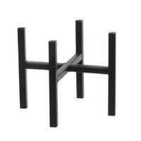 Pflanzentopfstütze Solido 1 in Schwarz - Schwarz, Basics, Metall (16,5/16cm) - Modern Living