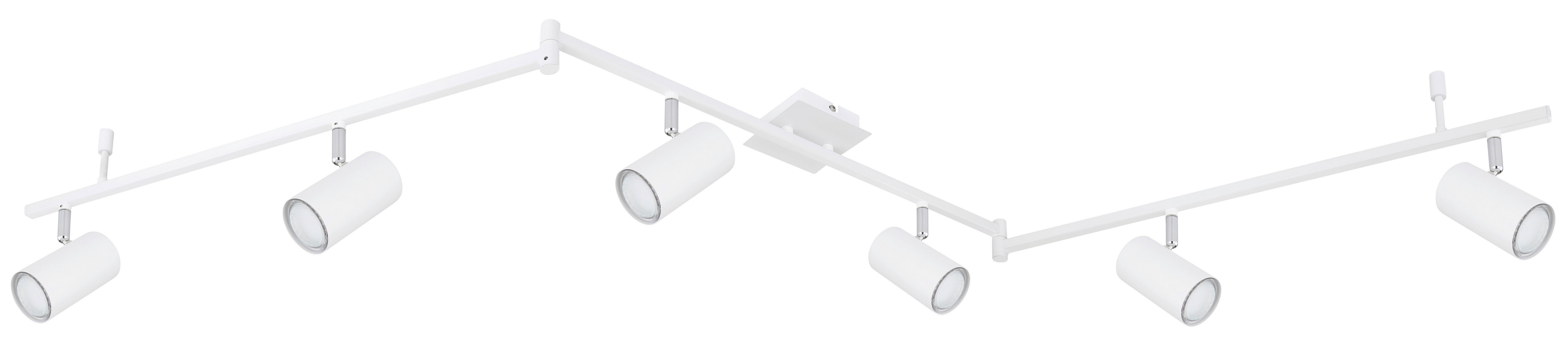 Strahler Robby max. 35 Watt - Weiß, Design, Metall (180/10/18,5cm) - Globo