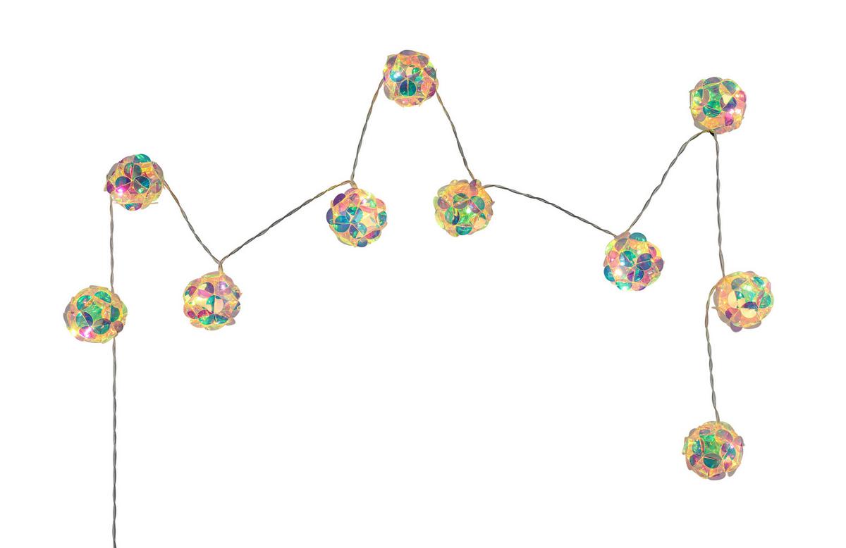 Lichterkette Liebe Perlmutt max. 0,3 Watt - Transparent/Perlmutt, MODERN, Kunststoff (165cm) - Mömax