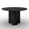 TABLE À MANGER KIANO - noir, MODERN, matériau en bois/céramique (130/75cm) - Bessagi Home