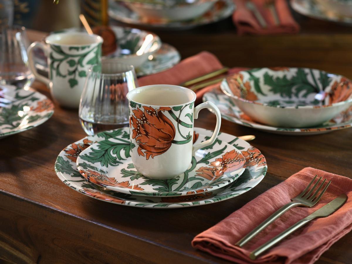 Kombinirani Servis Florentina, 16-Delni - večbarvno, Basics, keramika - Creatable