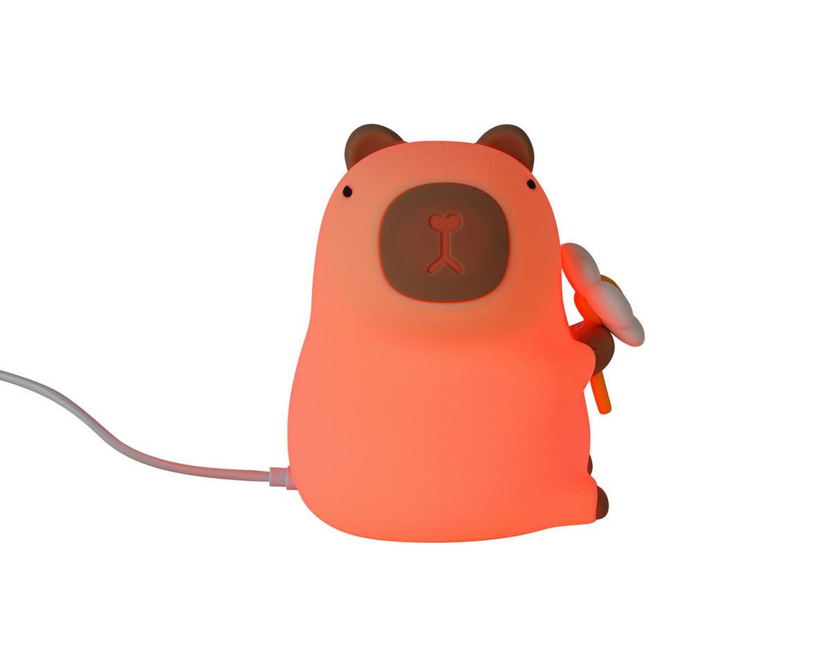 Nachtlicht Capybara Creme max. 2,5 Watt - Creme, MODERN, Kunststoff (9,2/11,1/9,1cm) - Mömax