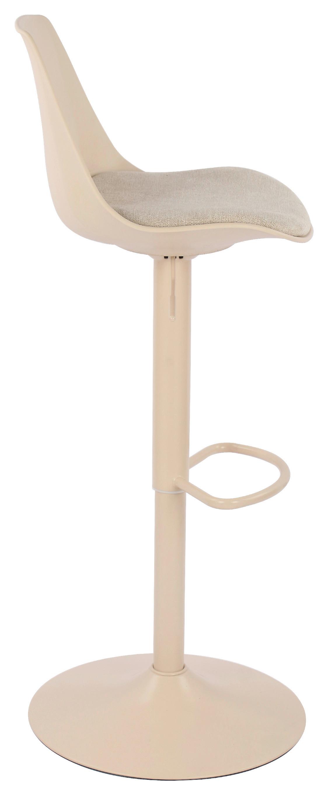 BARPALL ERIK - beige, Modern, metall/textil (43/88,5-110,5/47cm) - Mömax