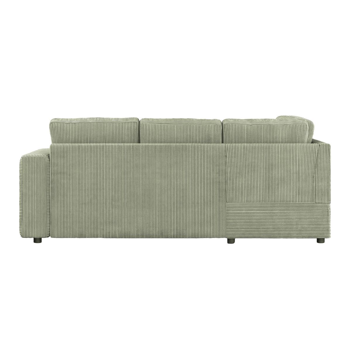 Kutna Garnitura Toulouse - Khaki/crna, Trend, drvo/metal (206/224cm)