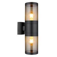 Außenleuchte Xeloo max. 60 Watt - Schwarz, Basics, Kunststoff/Metall (10,2/15,5/38cm) - Globo