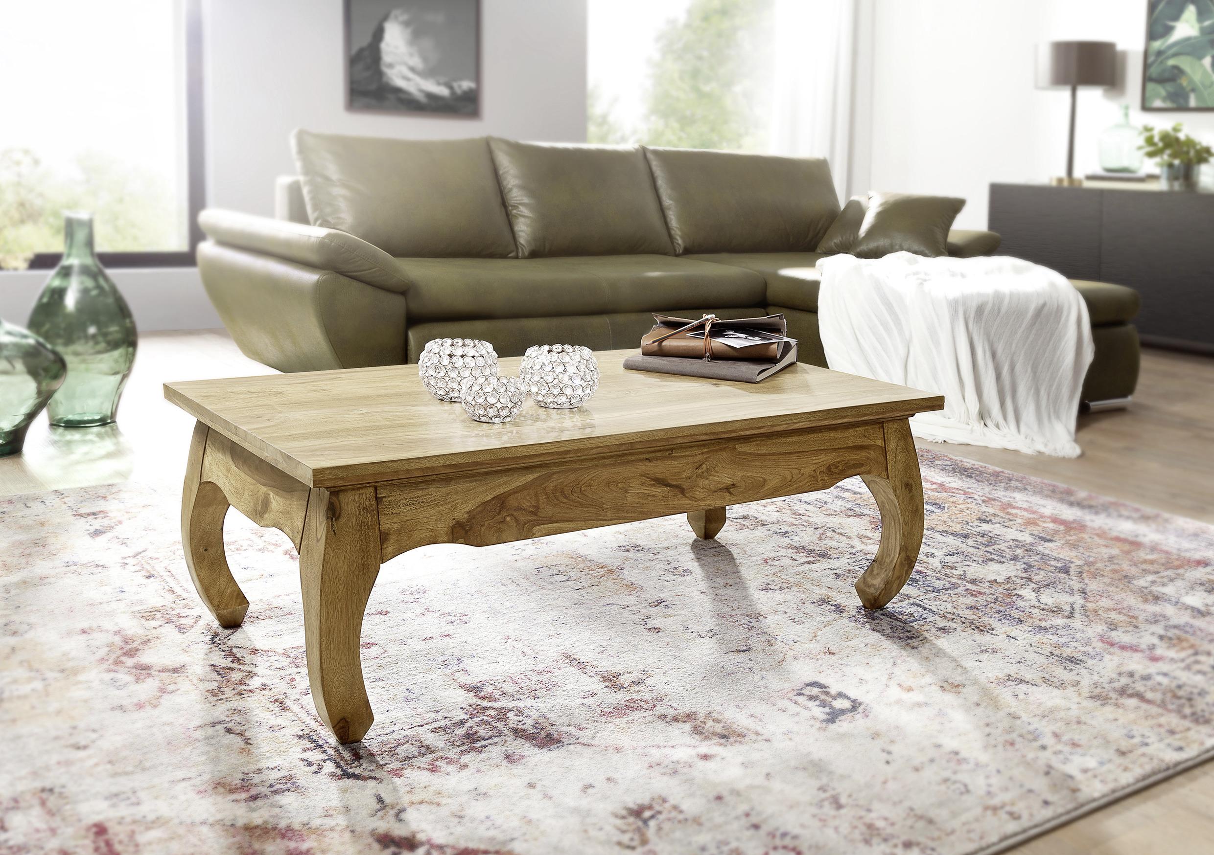 Couchtisch Opium aus Akazie - Akaziefarben, Design, Holz (110/60/40cm) - MID.YOU