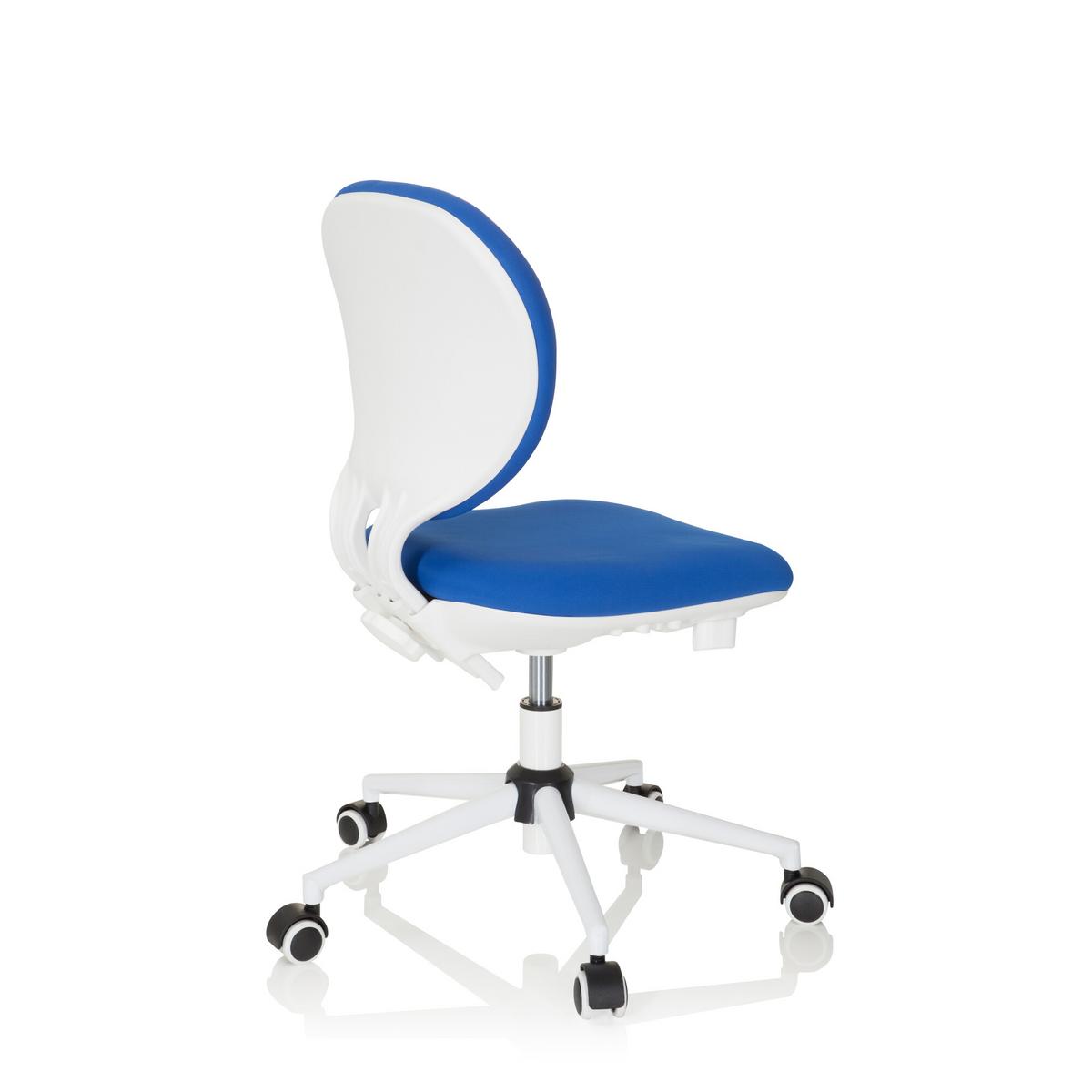 Jugenddrehstuhl Kid Vivo Stoff Blau/Weiß - Blau, Basics, Kunststoff (43/82-95/56cm) - MID.YOU