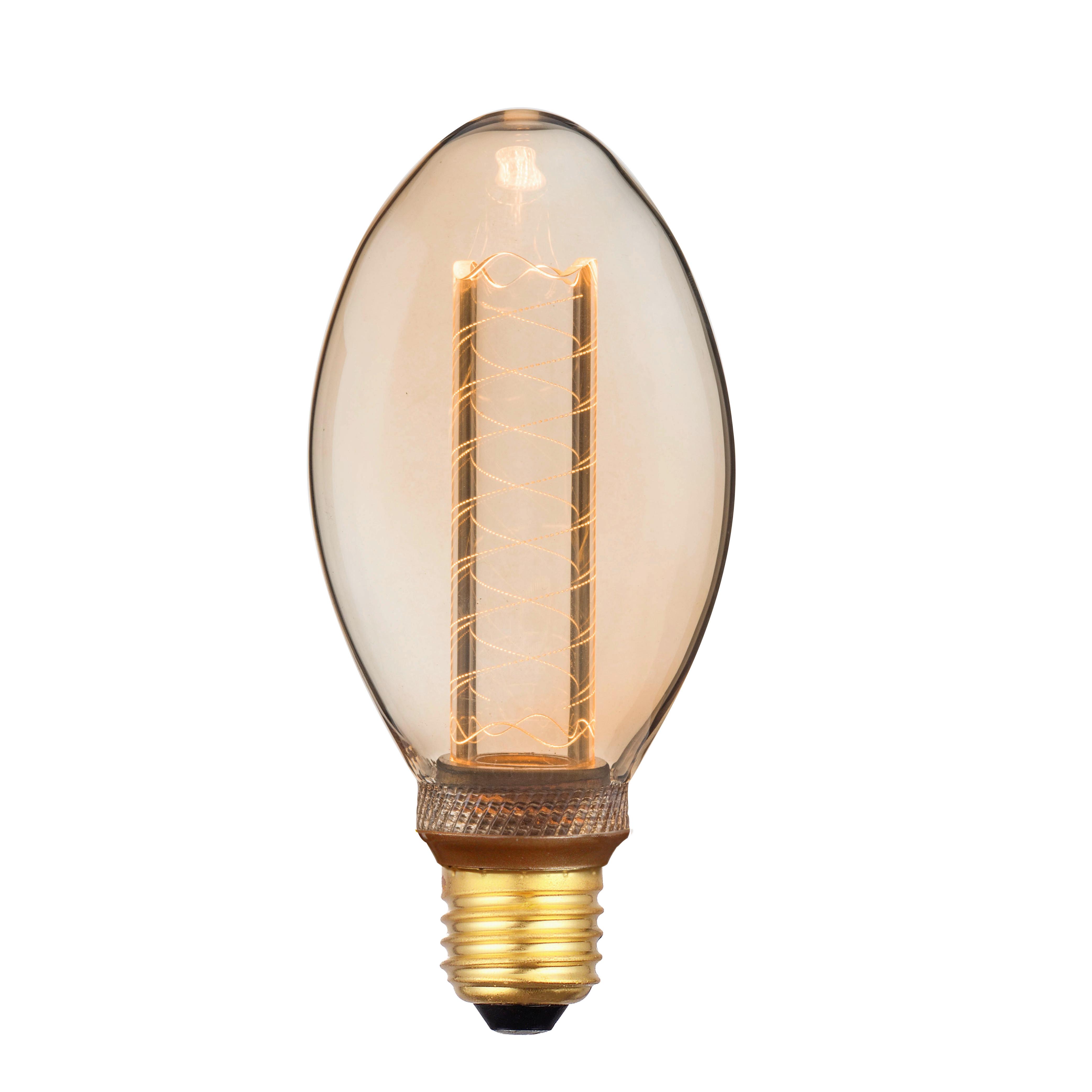 DEKORATIV LJUSKÄLLA ACRLI - bärnstensfärgad, Romantik / Lanthus, glas (7,5/16cm) - Mömax