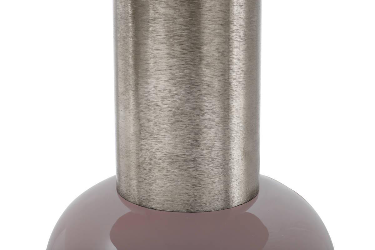 Beistelltisch Beistelltisch Art Deco 725 - Silberfarben/Altrosa, Trend, Metall (50/52cm) - Kayoom
