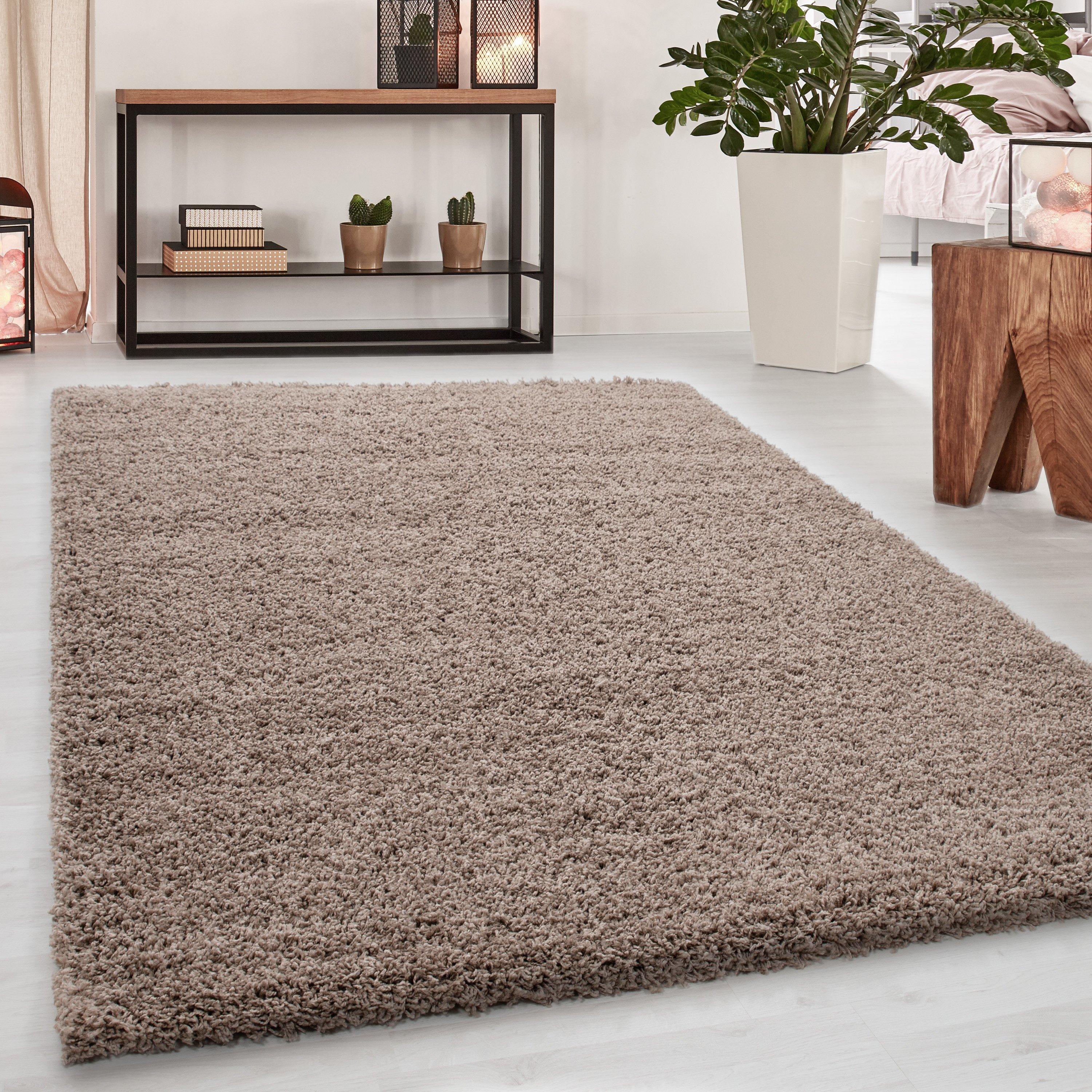 Hochflorteppich Dream Beige ca. 160x230cm - Beige, KONVENTIONELL, Textil (160/230cm) - Novel