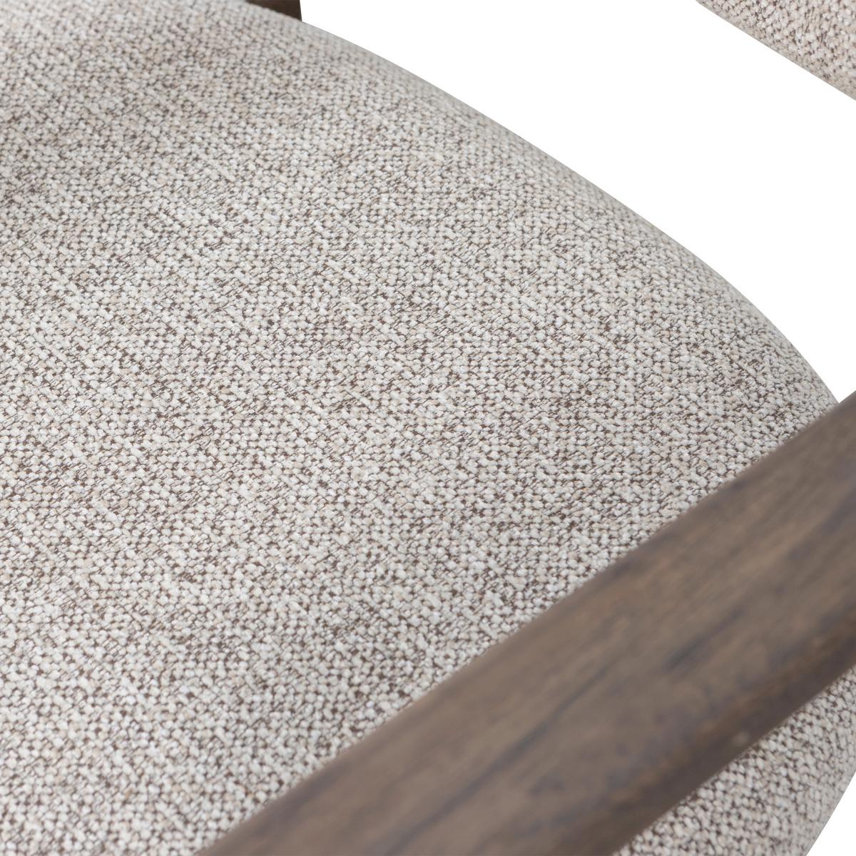 Sessel Udar Braun - Braun, Design, Holz/Textil (68/76/75cm) - Livetastic