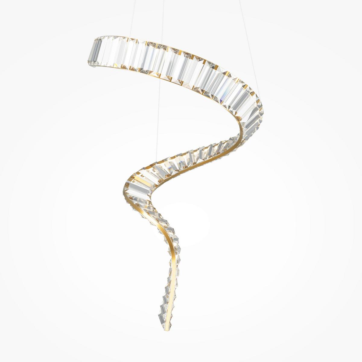 Pendelleuchte P097pl-L48bs3k - Messingfarben, Design, Metall (45/374cm) - MAYTONI
