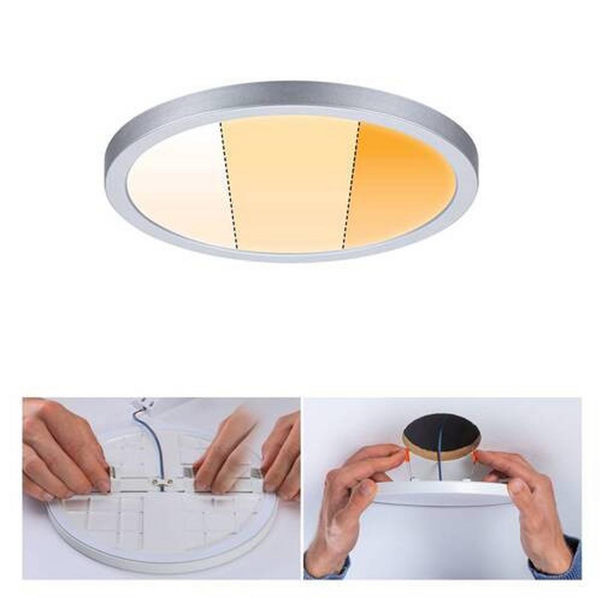 LED-Paneel Areo VariFit in Chromfarben max. 15 Watt - Chromfarben, Basics, Kunststoff (17,5/1cm) - Paulmann