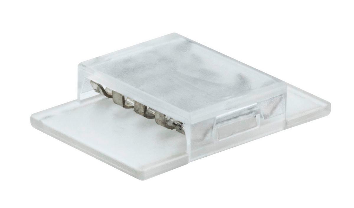 LED-Strip Connector in Weiß max. 114 Watt - Weiß, Basics, Kunststoff (2,0/0,45cm) - Paulmann