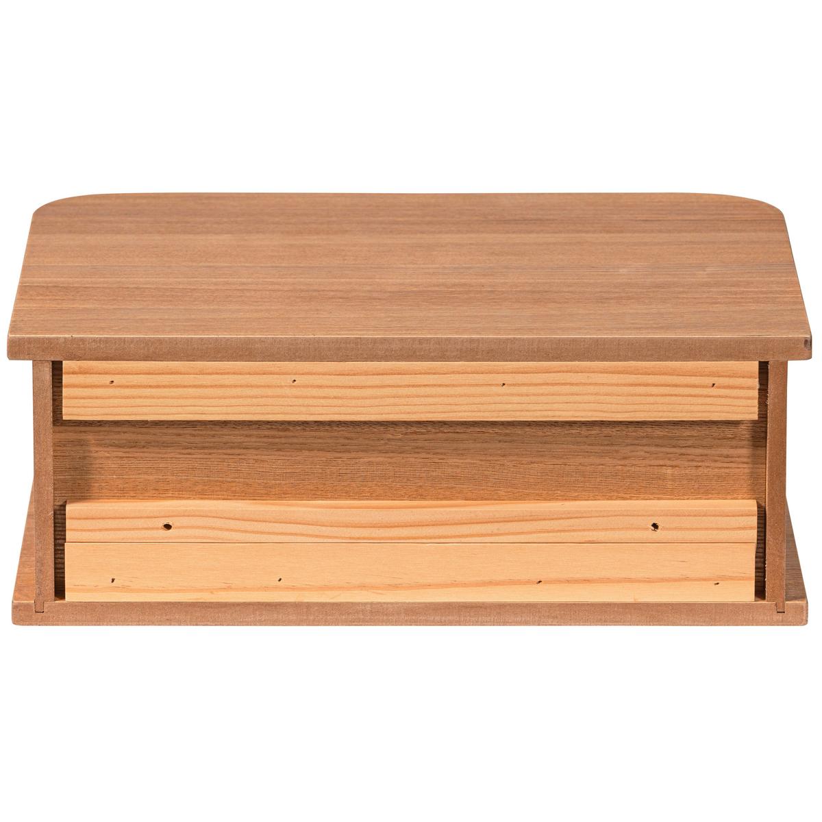 Nachttisch Jena Holz - Naturfarben, Design, Holz (40/30/15cm) - Livetastic