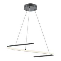 Pendelleuchte Mod242pl-L33bk - Schwarz, Design, Metall (60/325.7/60cm) - MAYTONI