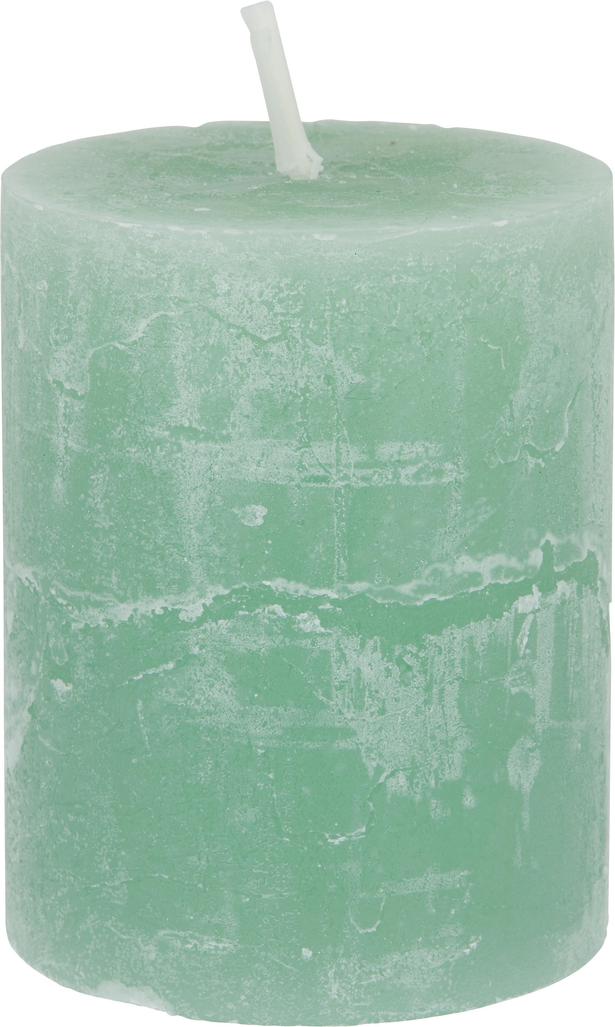 Stumpenkerze Lia Dunkelgrün - Dunkelgrün, MODERN (6,8/9cm) - Mömax modern living