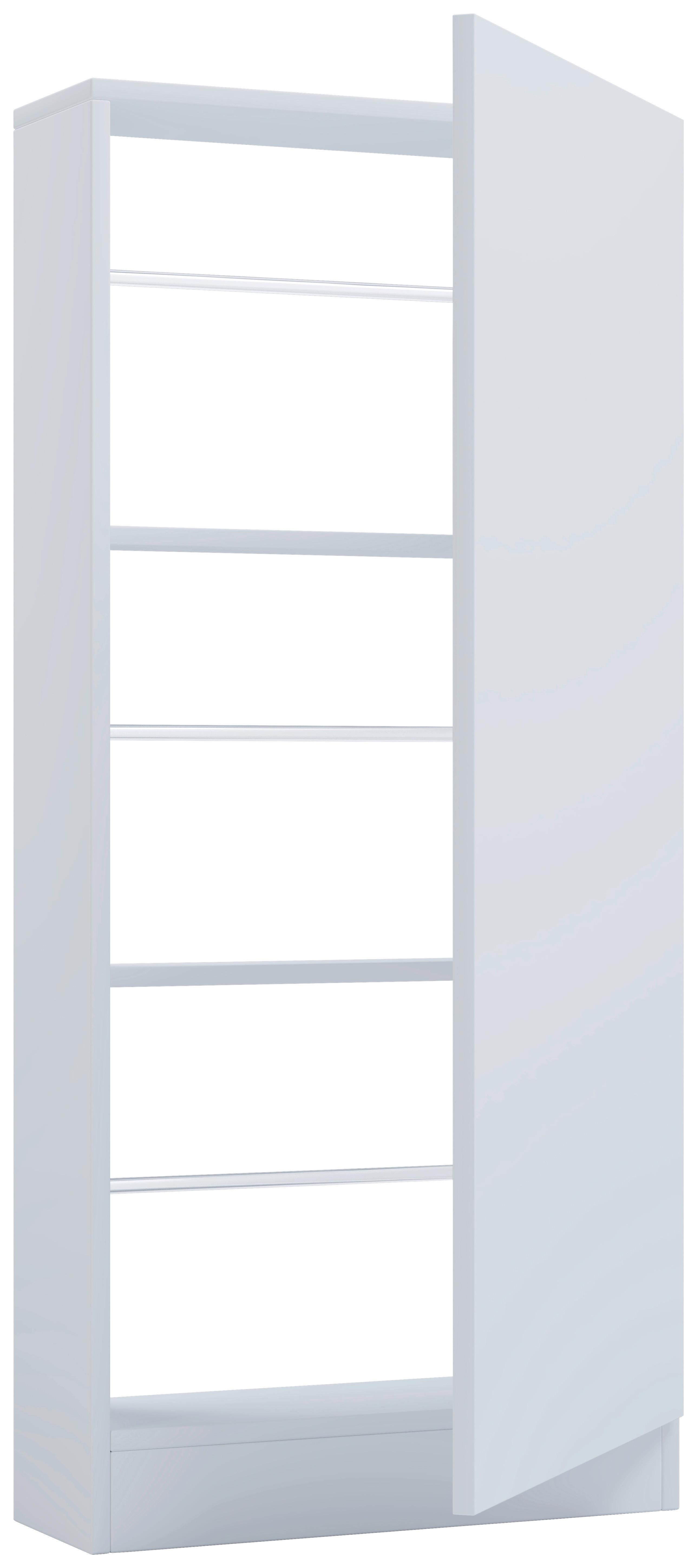 Schuhschrank FULISA Weiß ca. 50x112x17 cm - Weiß, Design, Holzwerkstoff (50/112/17cm) - MID.YOU