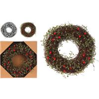 Koszorú Berries - műanyag (29/7cm)