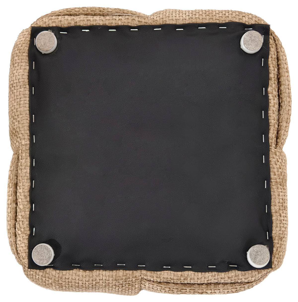 Tabure Scandi - bež, Moderno, drvni materijal/tekstil (37/40/37cm) - Mömax