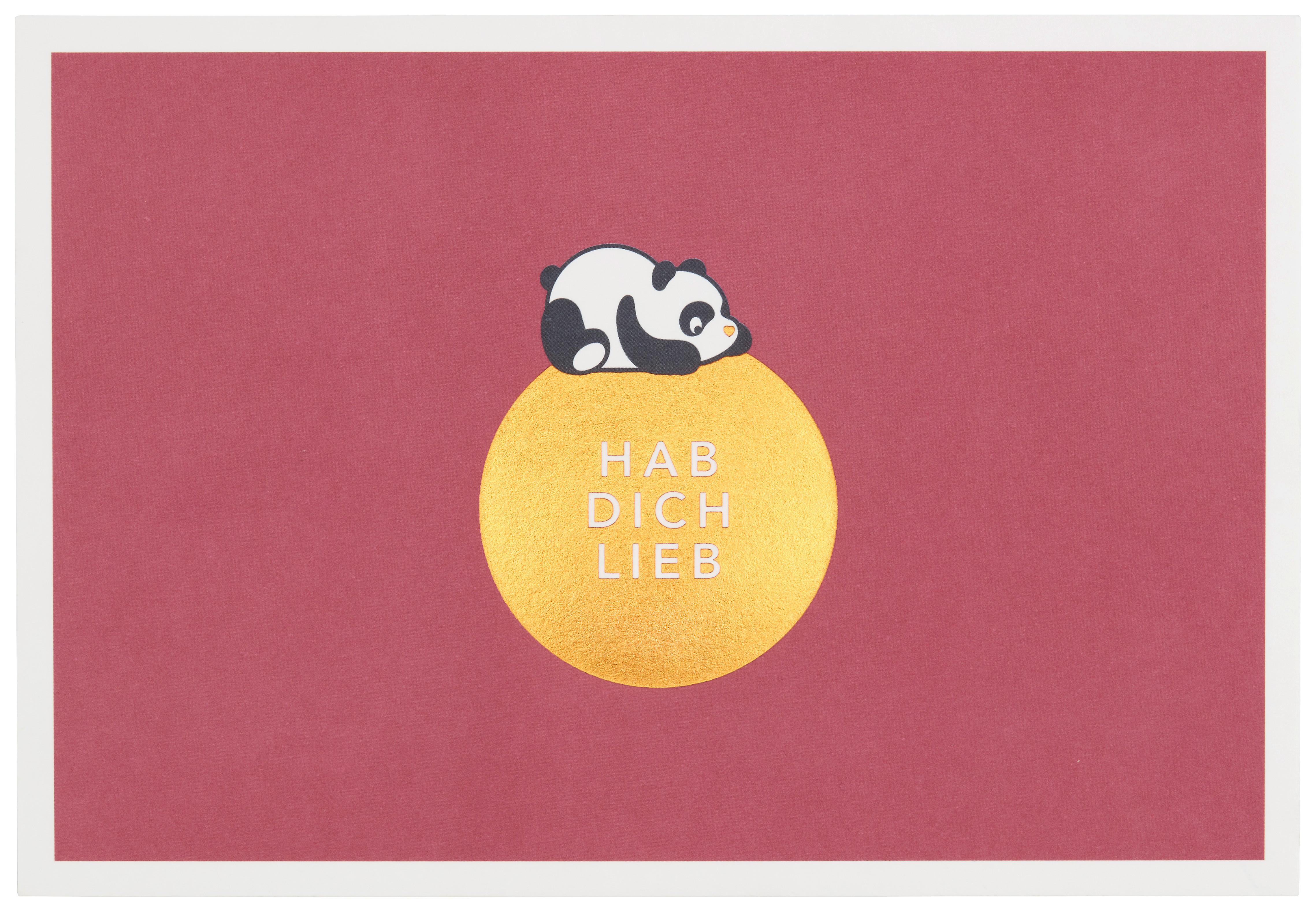 Postkarte Kupfergold in Multicolor - Multicolor, Basics, Papier (15,7/11,5cm)