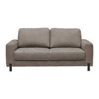 2-Sitzer-Sofa Piega Hellgrau - Hellgrau/Schwarz, MODERN, Textil/Metall (189/66-87/96cm) - Mömax