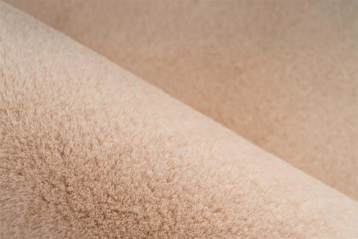 HOCHFLORTEPPICH RABBIT LIGHT 525 ELFENBEIN - Creme, Konventionell, Textil (160cm) - Kayoom