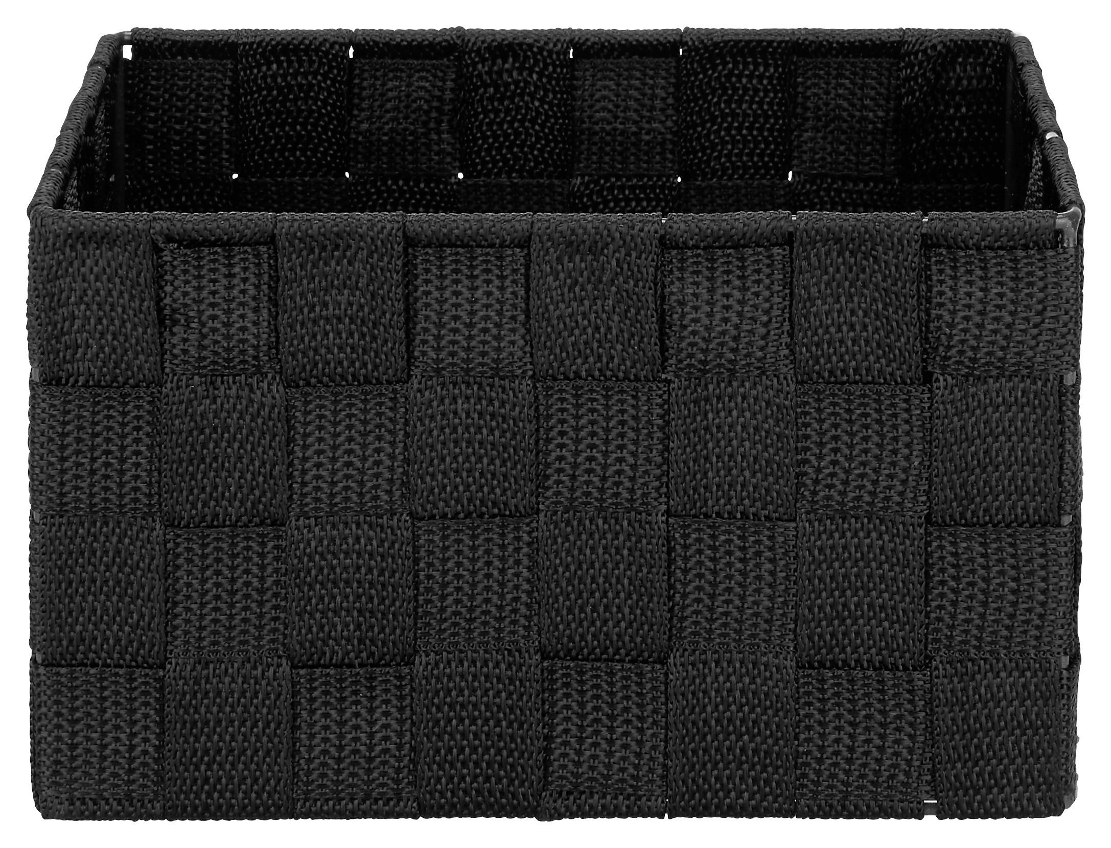 KORB CHARLOTTE - S - - Schwarz, Kunststoff/Metall (20/15/12cm) - Modern Living